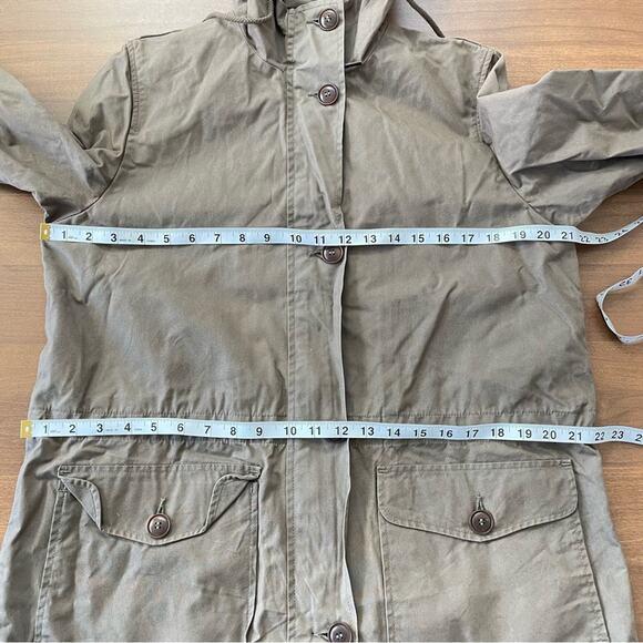 Filson | Women’s Field Parka Waxed Cotton Olive Grey Jacket Coat Hooded Outdoors - Picture 10 of 14